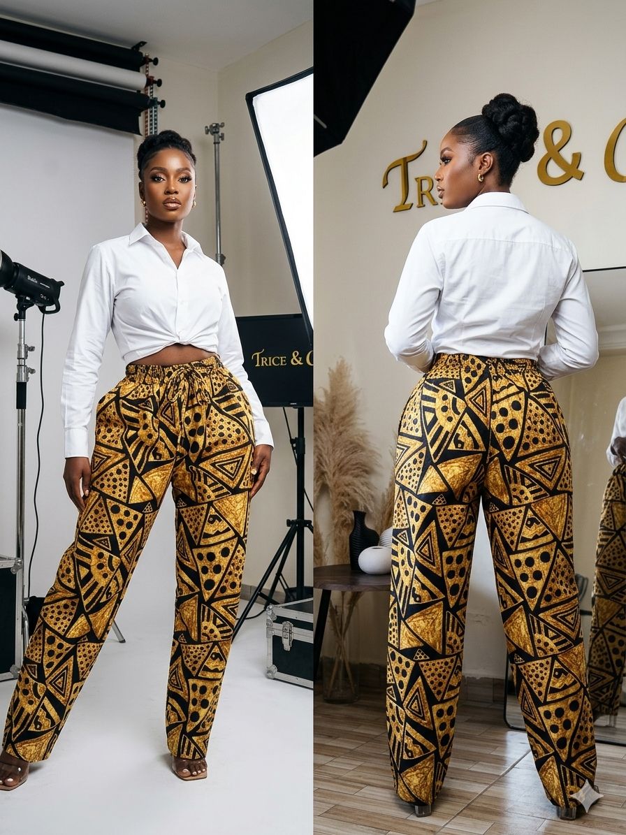 Trice Luxe Ankara Pants - Choose from various prints & colours