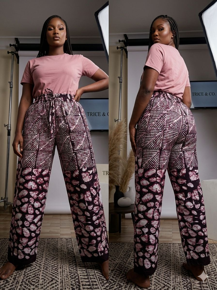 Trice Luxe Ankara Pants - Choose from various prints & colours