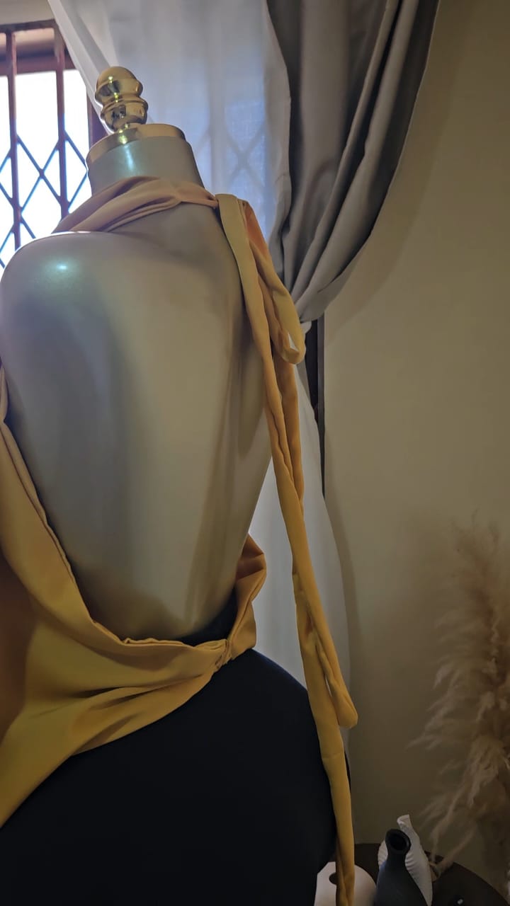 Golden Drape Top