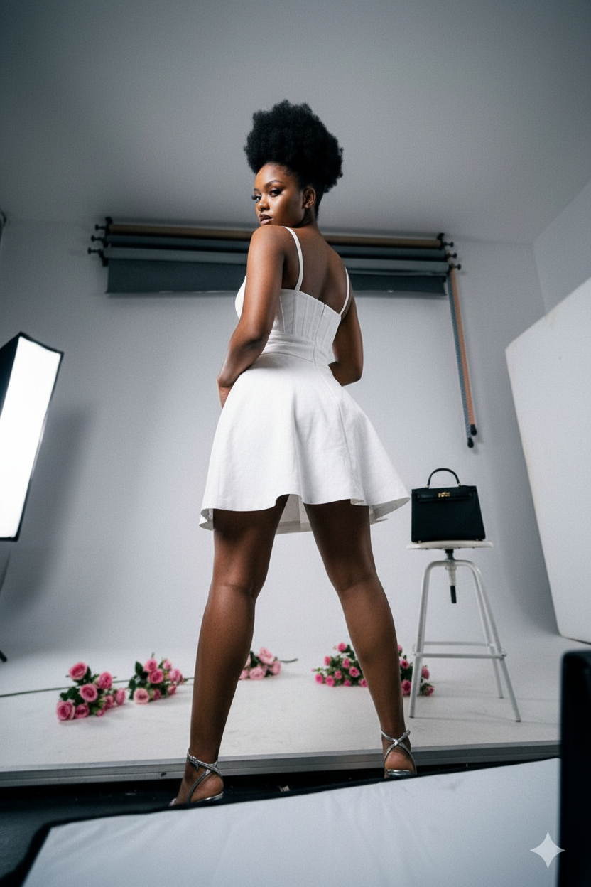 Ivory Reign Mini Dress – Generated Variant